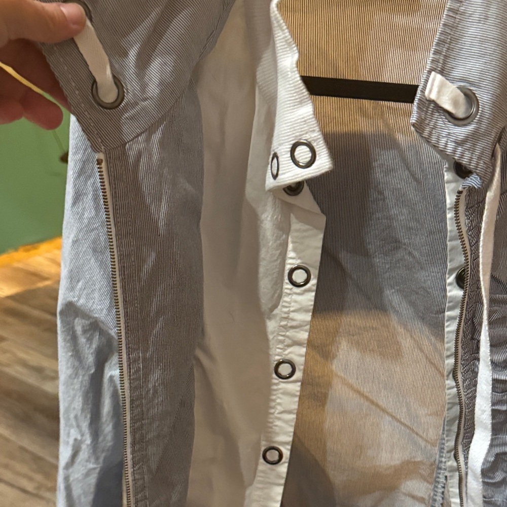 Tribal Light Gray Utility Jacket - image 3